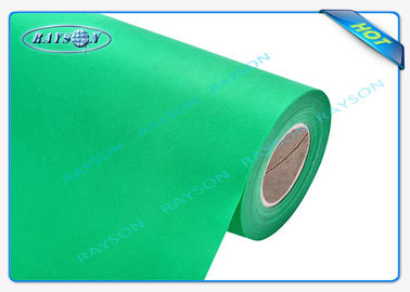 Πράσινο υφαμένο ύφασμα πολυπροπυλενίου μη για την ταπετσαρία/τον καναπέ/το μαξιλάρι 10 - 150gsm