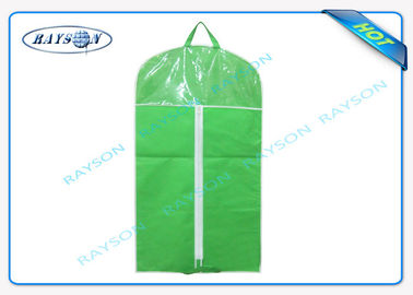 Προσαρμοσμένες τσάντες υφάσματος των ατόμων μη υφαμένες με το καλό φερμουάρ και το παράθυρο PVC
