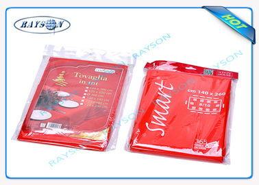 Κόκκινη πλατεία/στρογγυλό μίας χρήσης Washcloths 100% πολυπροπυλένιο της Virgin