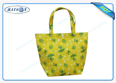 Eco - φιλικές τσάντες υφάσματος PP μη υφαμένες, μη υφαμένη τσάντα αγορών με τα σχέδια εκτύπωσης