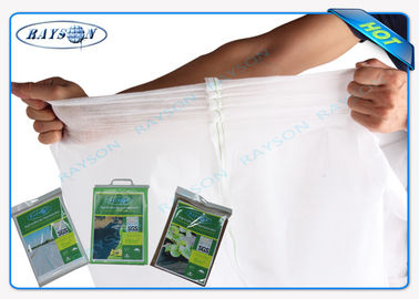 Πρόσθετη υφαμένη φραγμών ζιζανίων πλάτους μη συσκευασία υφάσματος τοπίων με την τσάντα/άσπρο/μαύρο χρώμα με τη UV προστασία