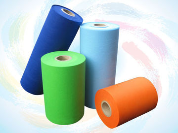 Φωτεινό υλικό υφάσματος χρώματος PP Spunbond συνήθειας μη υφαμένο για τις τσάντες αγορών